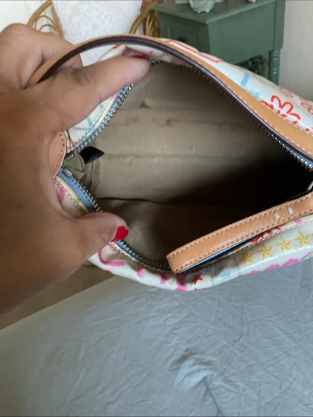 Coach Graffiti doodle print demi bag